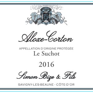 Aloxe Corton - Le Suchot - Bize
