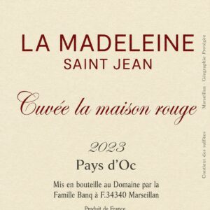 Cuvée La Maison Rouge